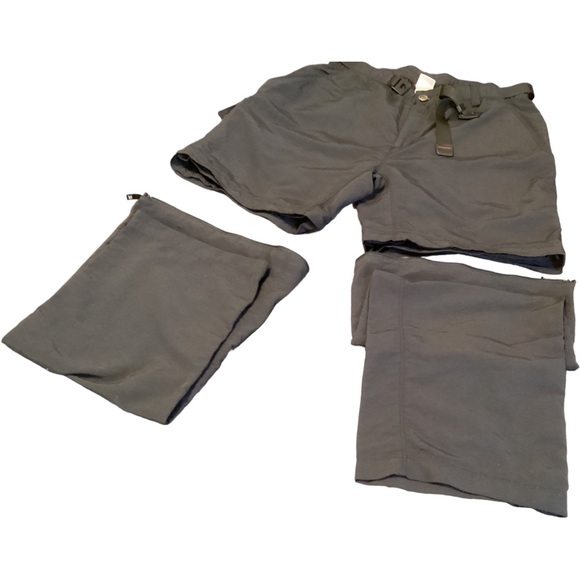 The North Face Women’s Zip Off Convertible Hiking Pockets Black Pants Size Large - Picture 15 of 16